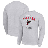 Atlanta Falcons Starter Team Logo Pullover Sweatshirt - Heather Gray - NFL