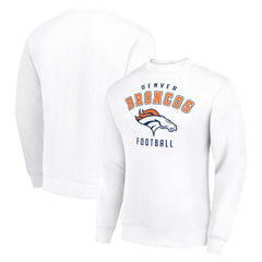 Denver Broncos Starter Team Logo Pullover Sweatshirt - White - NFL
