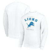 Detroit Lions Starter Team Logo Pullover Sweatshirt - White - NFL
