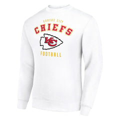 Kansas City Chiefs Starter Team Logo Pullover Sweatshirt - White - NFL