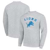 Detroit Lions Starter Team Logo Pullover Sweatshirt - Heather Gray - NFL