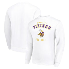 Minnesota Vikings Starter Team Logo Pullover Sweatshirt - White - NFL