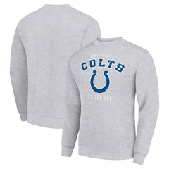 Indianapolis Colts Starter Team Logo Pullover Sweatshirt - Heather Gray - NFL