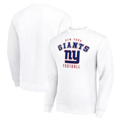 New York Giants Starter Team Logo Pullover Sweatshirt - White - NFL