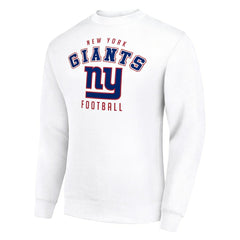 New York Giants Starter Team Logo Pullover Sweatshirt - White - NFL
