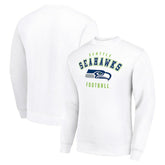 Seattle Seahawks Starter Team Logo Pullover Sweatshirt - White - NFL