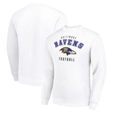 Baltimore Ravens Starter Team Logo Pullover Sweatshirt - White - NFL