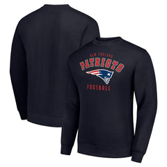 New England Patriots Starter Team Logo Pullover Sweatshirt - Navy - NFL