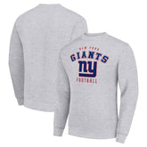 New York Giants Starter Team Logo Pullover Sweatshirt - Heather Gray - NFL
