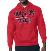 Houston Texans Starter Unisex Team Mesh Print Graphic Tri-Blend Pullover Hoodie - Red - NFL
