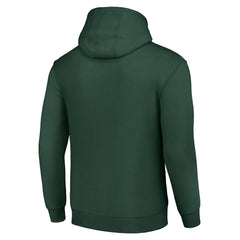 New York Jets Starter Unisex Team Mesh Print Graphic Tri-Blend Pullover Hoodie - Green - NFL
