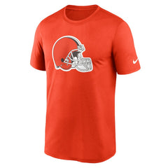 Cleveland Browns Legend Logo Helmet Performance T-Shirt - Orange - Nike