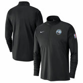 Nike Minnesota Timberwolves 2024/25 City Edition Authentic Coaches Performance Half-Zip Top Black