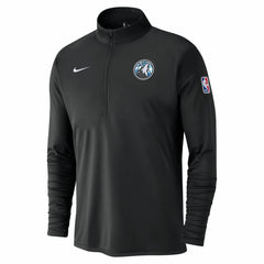 Nike Minnesota Timberwolves 2024/25 City Edition Authentic Coaches Performance Half-Zip Top Black