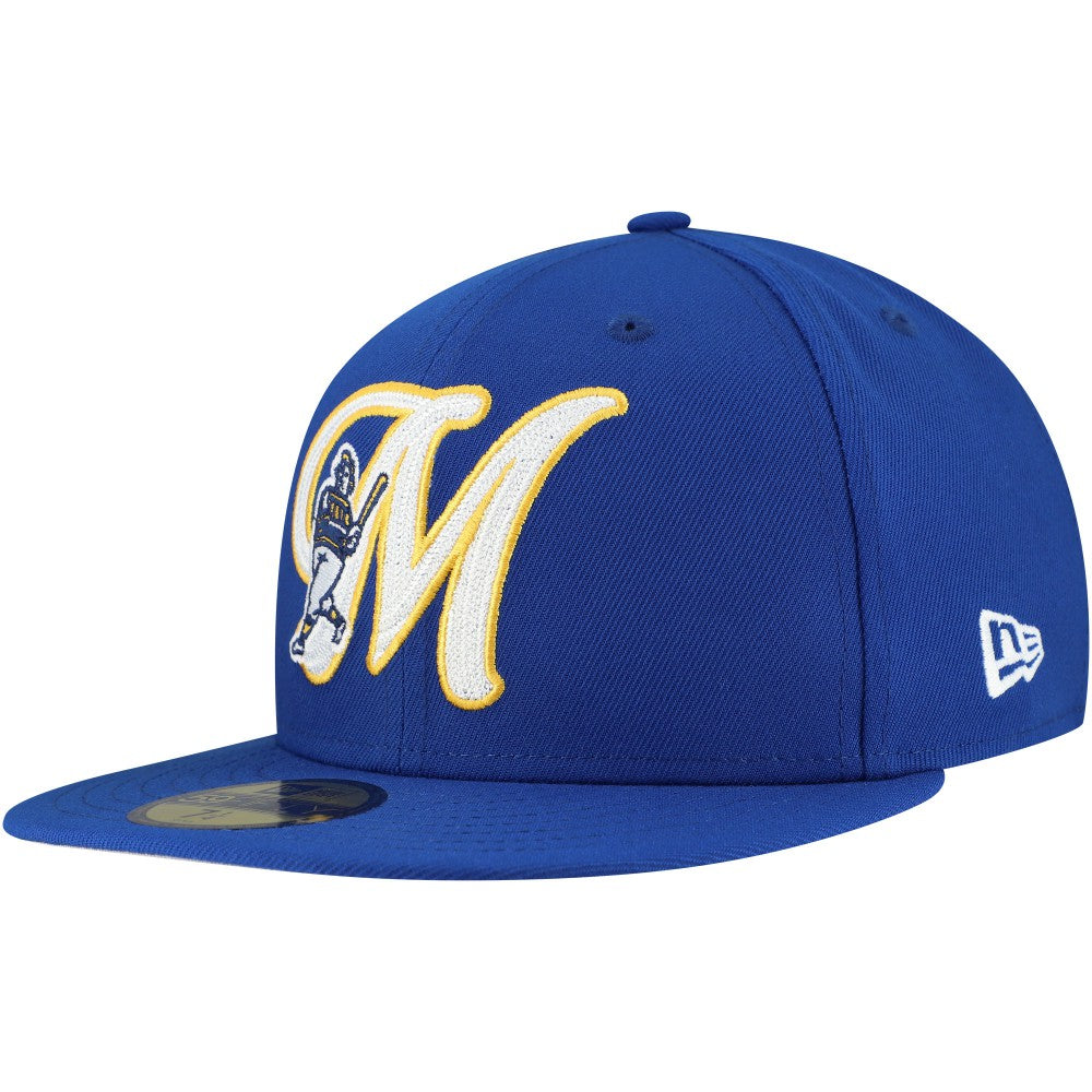 Milwaukee Brewers New Era Duo Logo 2.0 59FIFTY Fitted Hat Outlet