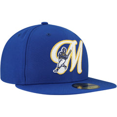 Milwaukee Brewers New Era Duo Logo 2.0 59FIFTY Fitted Hat Outlet