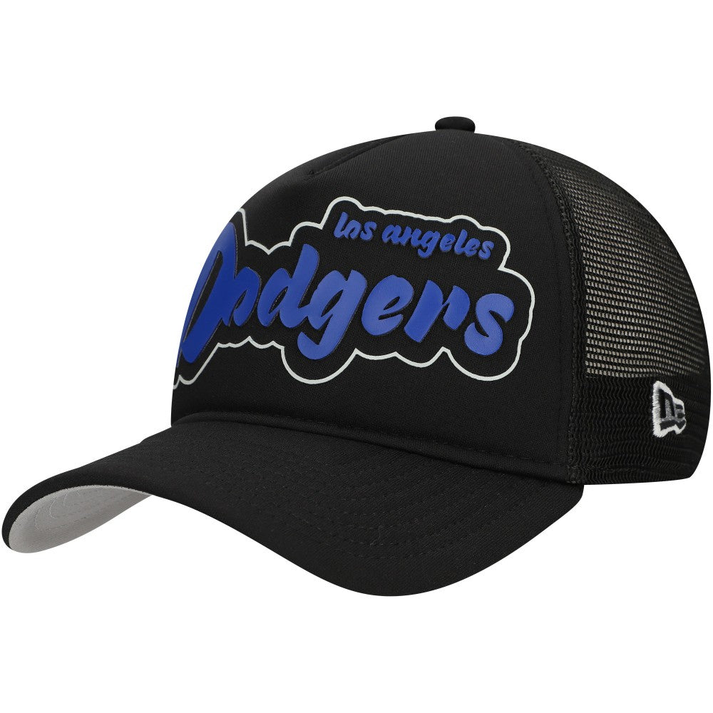 Los Angeles Dodgers New Era Retro Bold A-Frame Trucker 9FORTY Adjustable Hat for sale