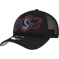 Boston Red Sox New Era Retro Bold A-Frame Trucker 9FORTY Adjustable Hat Near Me