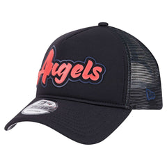 Los Angeles Angels New Era Retro Bold A-Frame Trucker 9FORTY Adjustable Hat Outlet