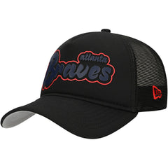 Atlanta Braves New Era Retro Bold A-Frame Trucker 9FORTY Adjustable Hat Online