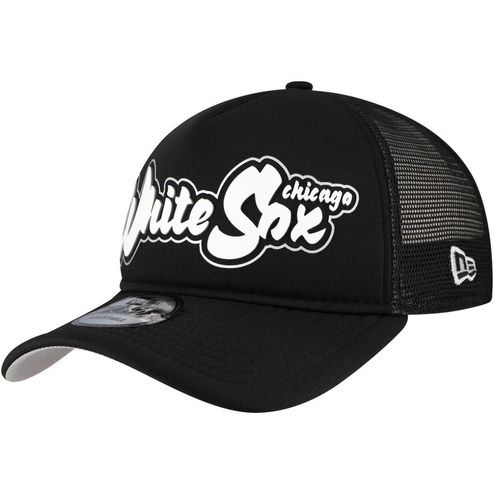 Chicago White Sox New Era Retro Bold A-Frame Trucker 9FORTY Adjustable Hat for sale