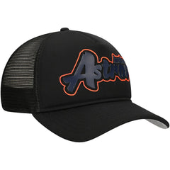 Houston Astros New Era Retro Bold A-Frame Trucker 9FORTY Adjustable Hat Discount
