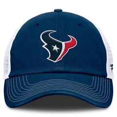 Houston Texans Trucker Adjustable Hat - Navy/White - Fanatics