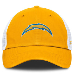 Los Angeles Chargers Trucker Adjustable Hat - Gold/White - Fanatics