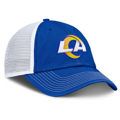Los Angeles Rams Trucker Adjustable Hat - Royal/White - Fanatics