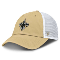 New Orleans Saints Trucker Adjustable Hat - Gold/White - Fanatics