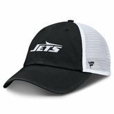 New York Jets Trucker Adjustable Hat - Black/White - Fanatics