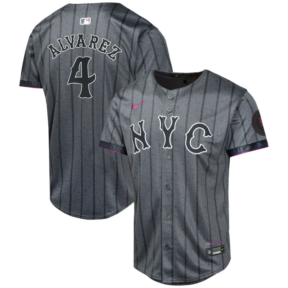 Francisco Alvarez New York Mets Nike Youth 2024 City Connect Limited Player Jersey for sale