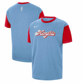 Nike Memphis Grizzlies 2024/25 City Edition Courtside Color Block T-Shirt Light Blue