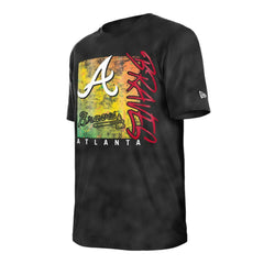 Atlanta Braves New Era Women's Sport Classics Enzyme Wash Oversized T-Shirt Outlet