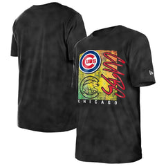 Chicago Cubs New Era Women's Sport Classics Enzyme Wash Oversized T-Shirt Online