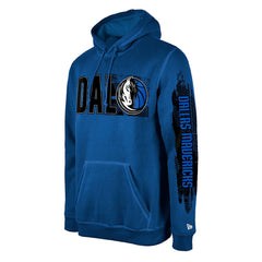 New Era Dallas Mavericks Tip-Off Collection Pullover Hoodie Blue