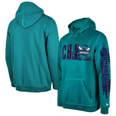 New Era Charlotte Hornets Tip-Off Collection Pullover Hoodie Teal