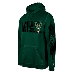 New Era Milwaukee Bucks Tip-Off Collection Pullover Hoodie Hunter Green