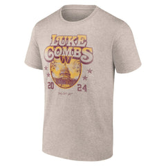 Luke Combs x Washington Commanders Growin' Up and Gettin' Old Tour T-Shirt - Tan - Fanatics