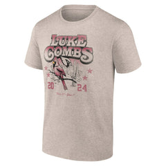 Luke Combs x Arizona Cardinals Growin' Up and Gettin' Old Tour T-Shirt - Tan - Fanatics