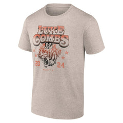 Luke Combs x Cincinnati Bengals Growin' Up and Gettin' Old Tour T-Shirt - Tan - Fanatics
