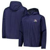 Denver Broncos Dunbrooke Tropic Waterproof Packable Full-Zip Hoodie Jacket - Navy - NFL