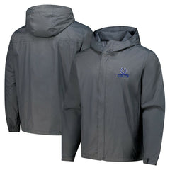 Indianapolis Colts Dunbrooke Tropic Waterproof Packable Full-Zip Hoodie Jacket - Graphite - NFL