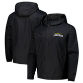 Jacksonville Jaguars Dunbrooke Tropic Waterproof Packable Full-Zip Hoodie Jacket - Black - NFL
