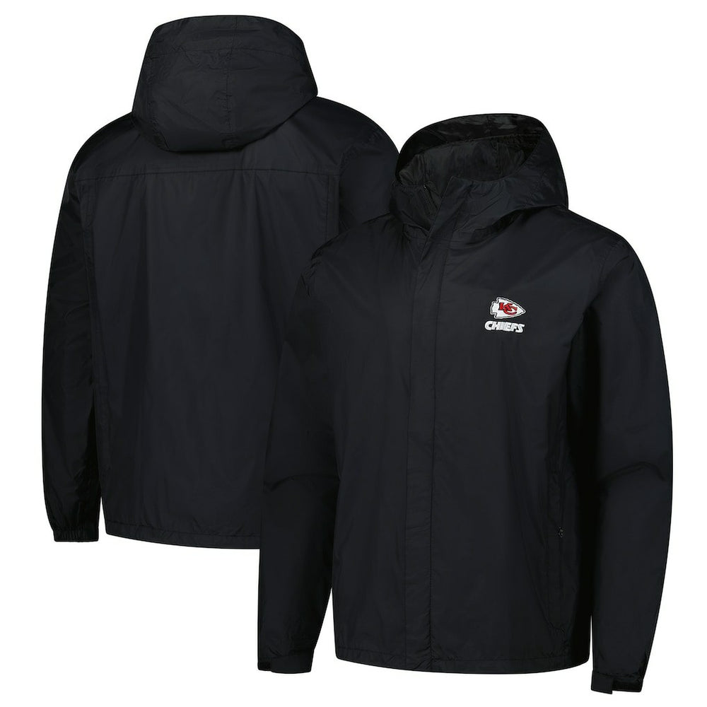 Kansas City Chiefs Dunbrooke Tropic Waterproof Packable Full-Zip Hoodie Jacket - Black - NFL