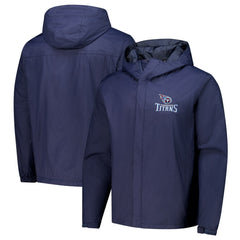 Tennessee Titans Dunbrooke Tropic Waterproof Packable Full-Zip Hoodie Jacket - Navy - NFL