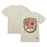 Mitchell & Ness New York Knicks Hardwood Classics Vintage Soul Crown Jewels T-Shirt Tan