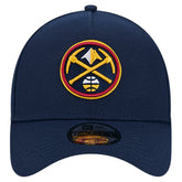 New Era Denver Nuggets A-Frame 9FORTY Adjustable Hat Navy