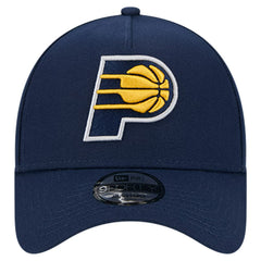 New Era Indiana Pacers A-Frame 9FORTY Adjustable Hat Navy