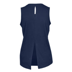 Minnesota Timberwolves Levelwear Women's Paisley Core V-Neck Tank Top Navy
